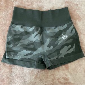 Ryderwear Camo Seamless Booty Shorts